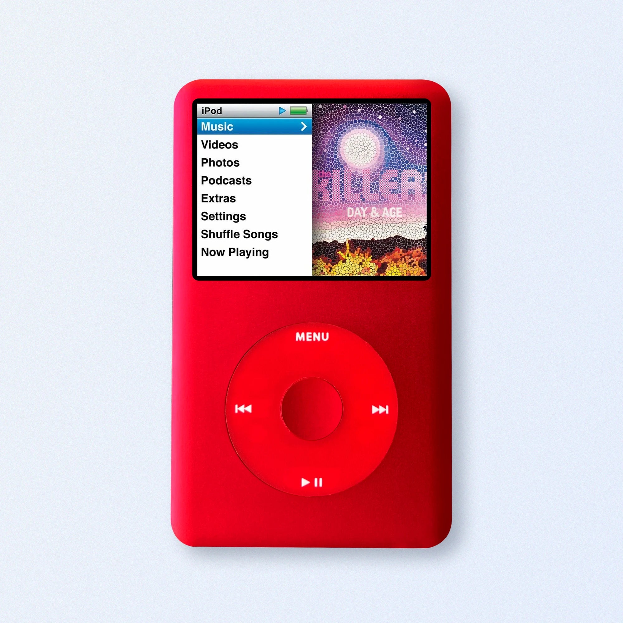 Bluetooth modded iPod Classic 7th Gen Red upgraded SDXC Personalised M