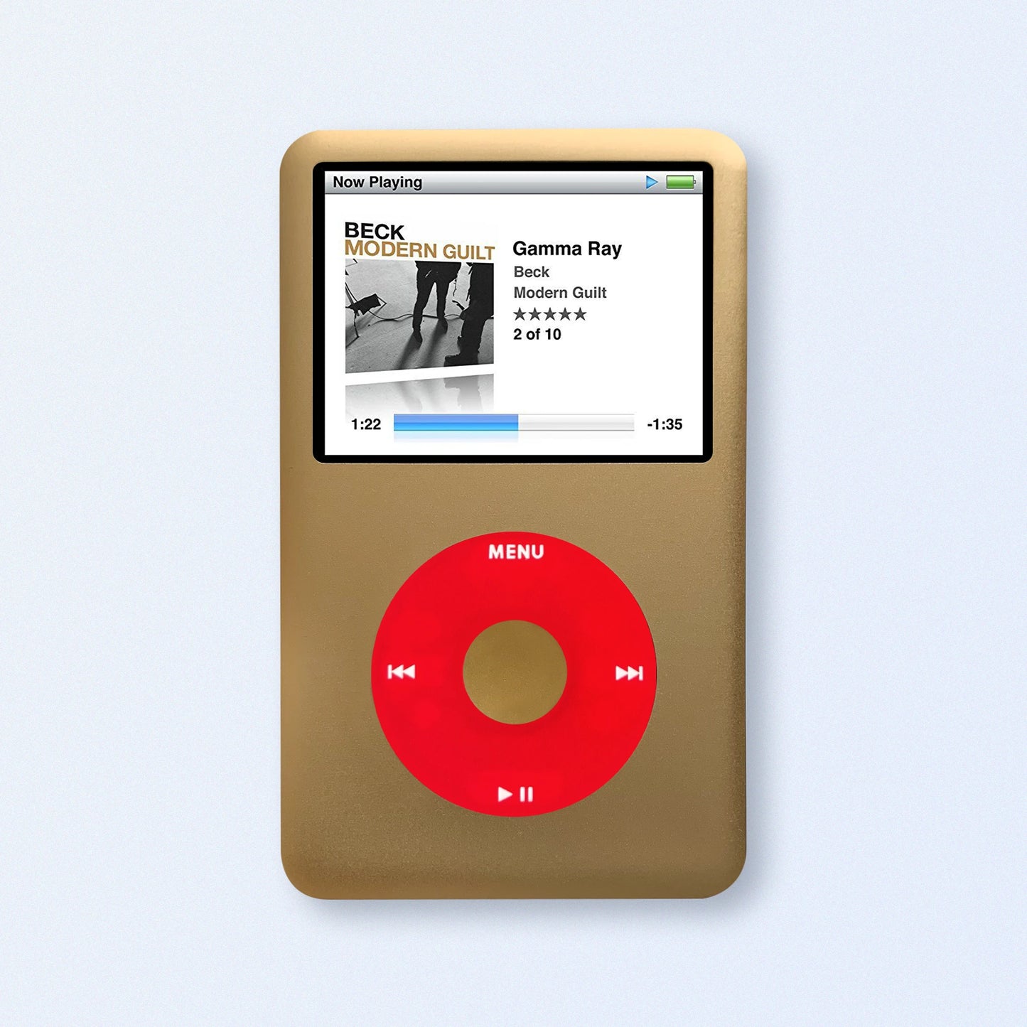 Bluetooth modded iPod Classic 7th Gen Gold upgraded SDXC Personalised Media Player