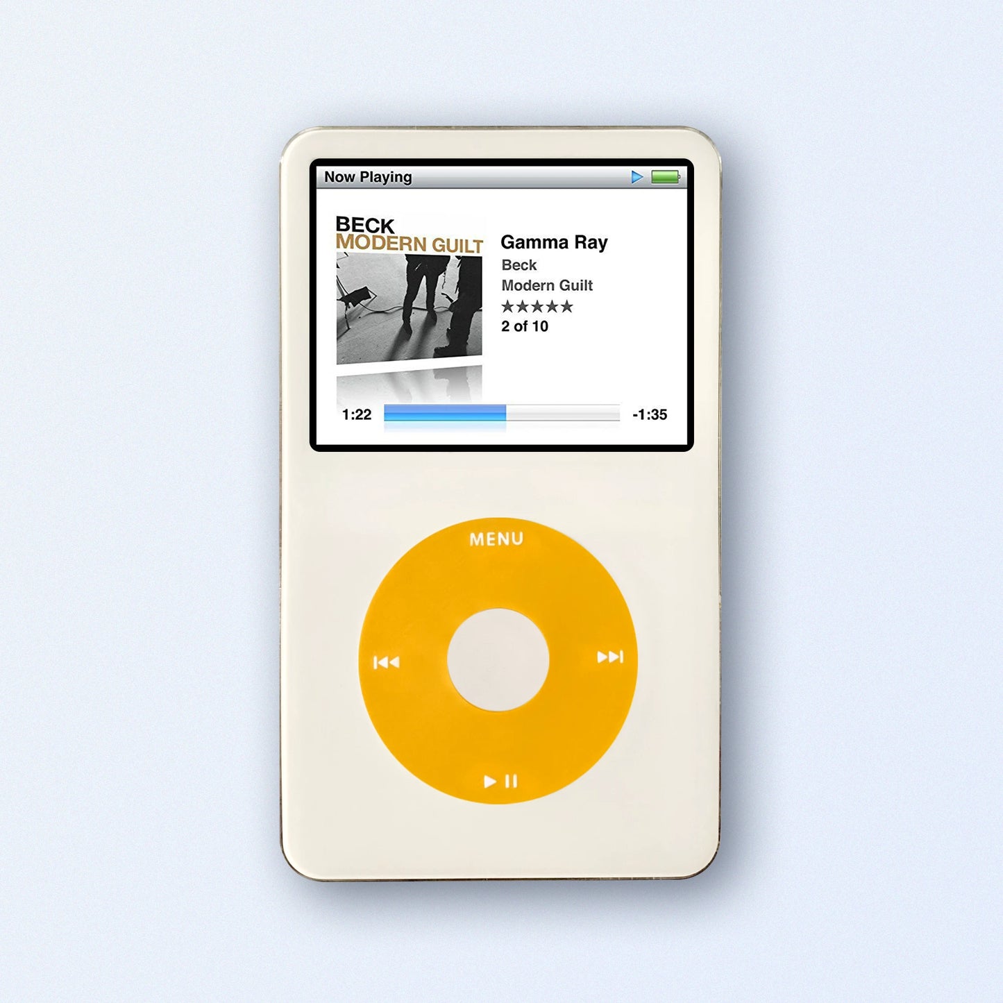 Bluetooth iPod Video 5th Generation White upgraded with SDXC Card