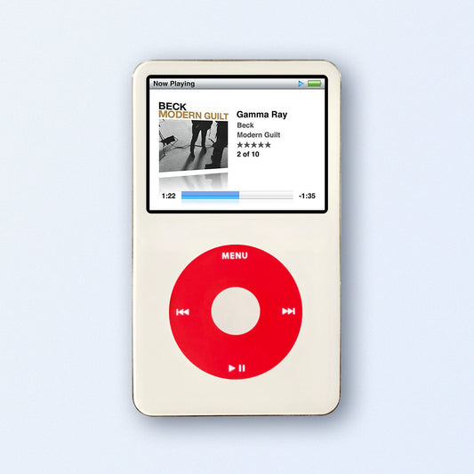 Bluetooth iPod Video 5th Generation White upgraded with SDXC Card