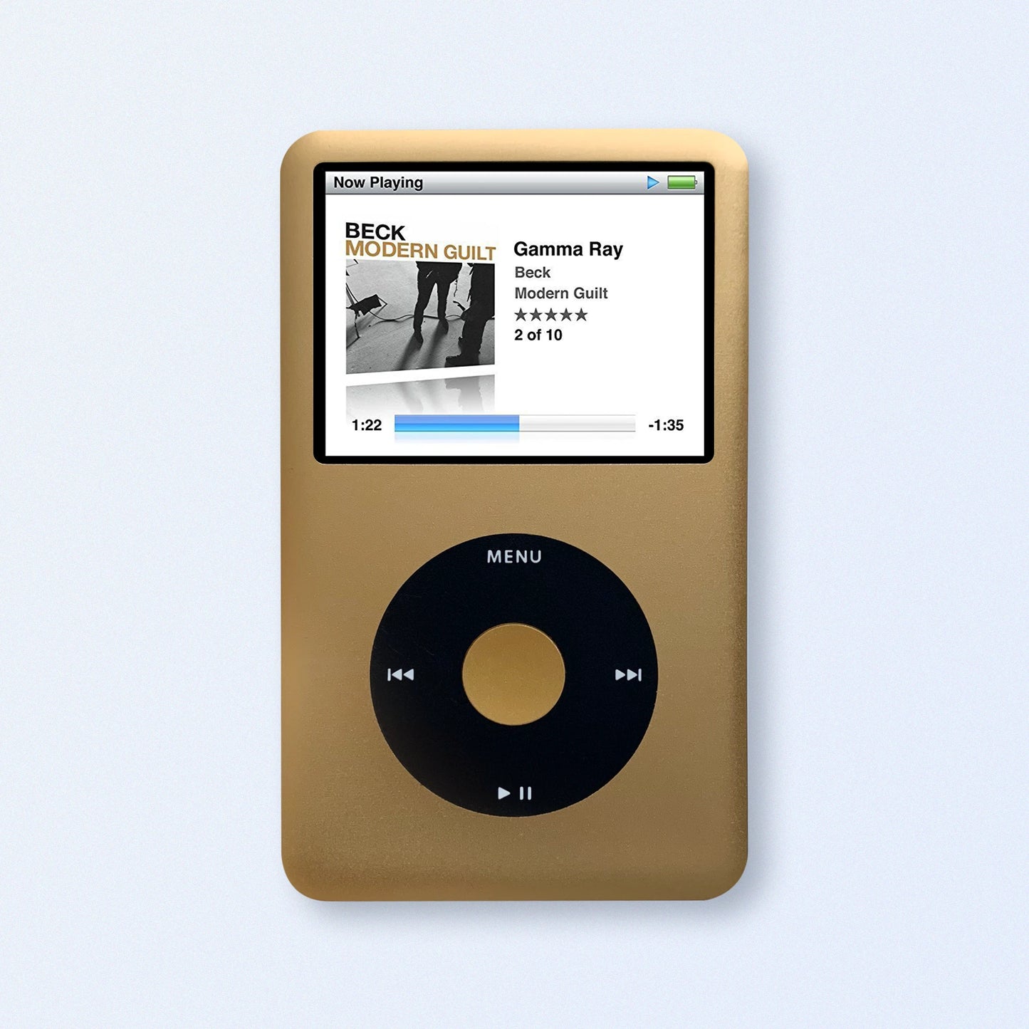 Bluetooth modded iPod Classic 7th Gen Gold upgraded SDXC Personalised Media Player