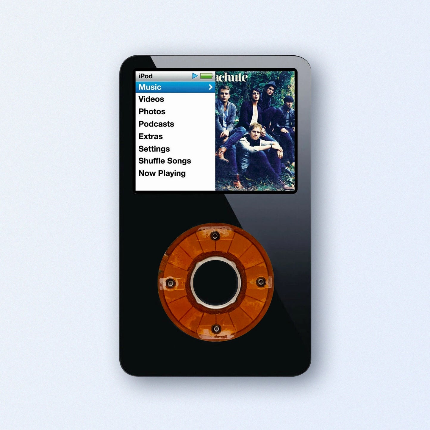 Black Apple iPod Classic 5th Generation upgraded with SDXC Card