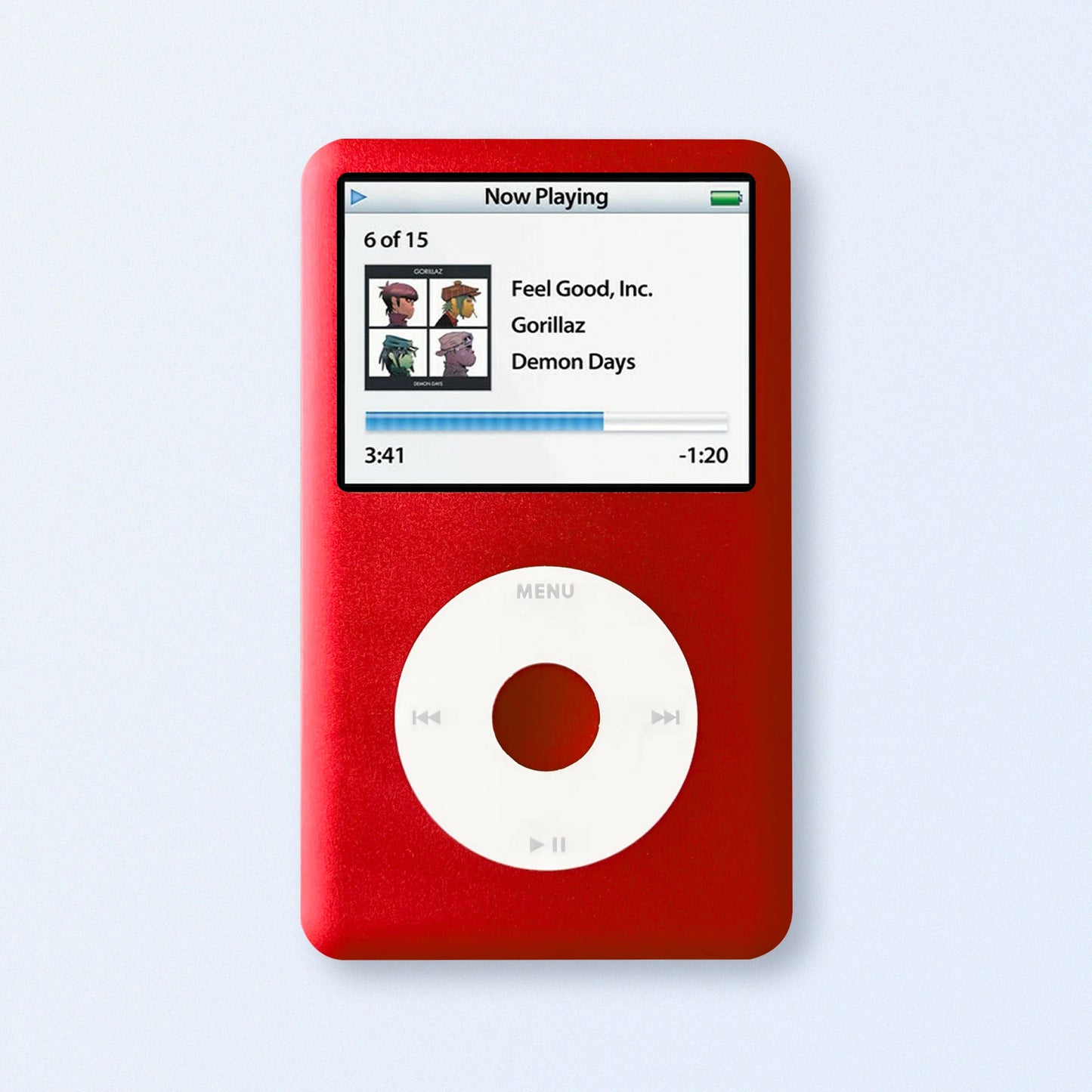 Red iPod Classic 7th Gen upgraded SDXC Personalised Media Player