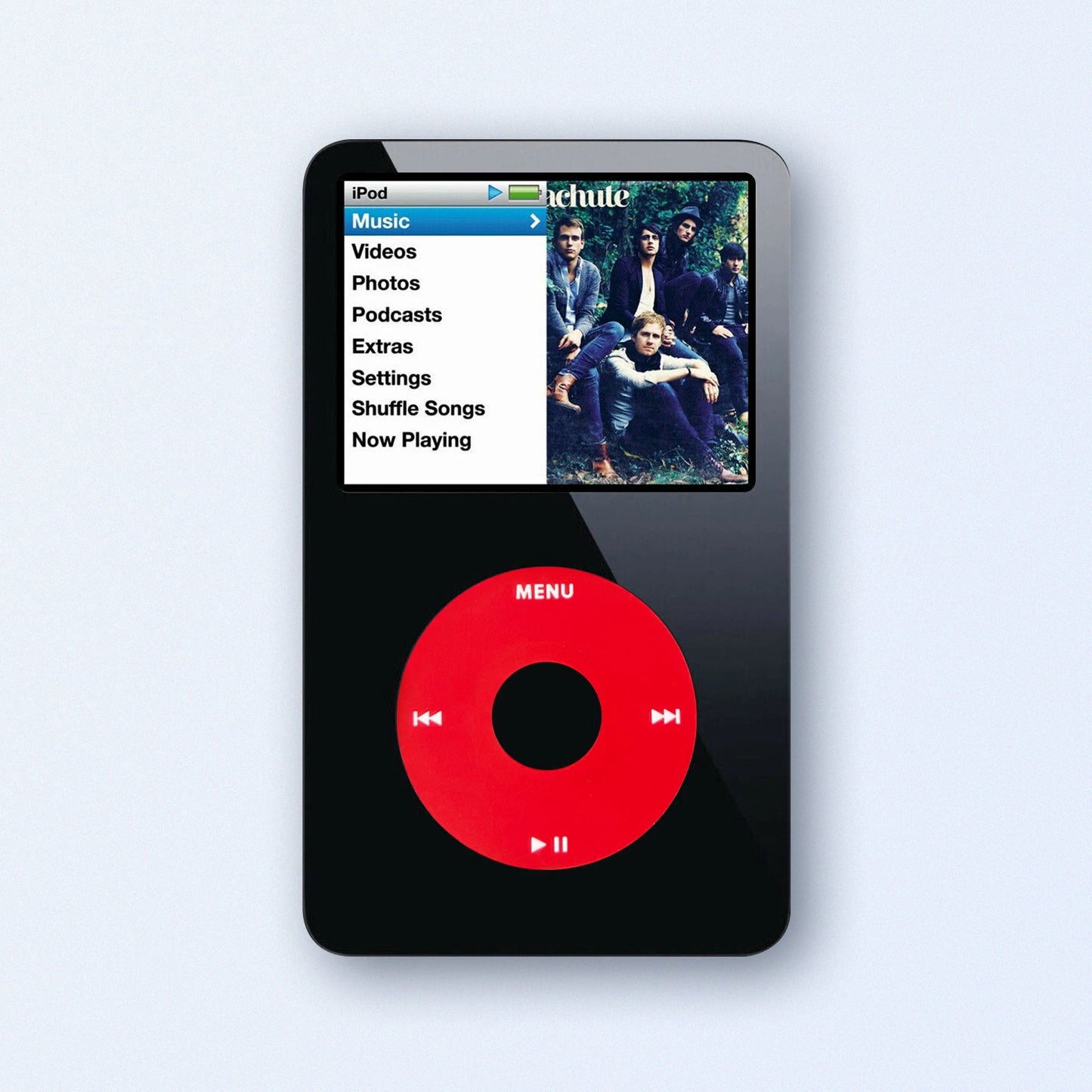 Black Apple iPod Classic 5th Generation upgraded with SDXC Card