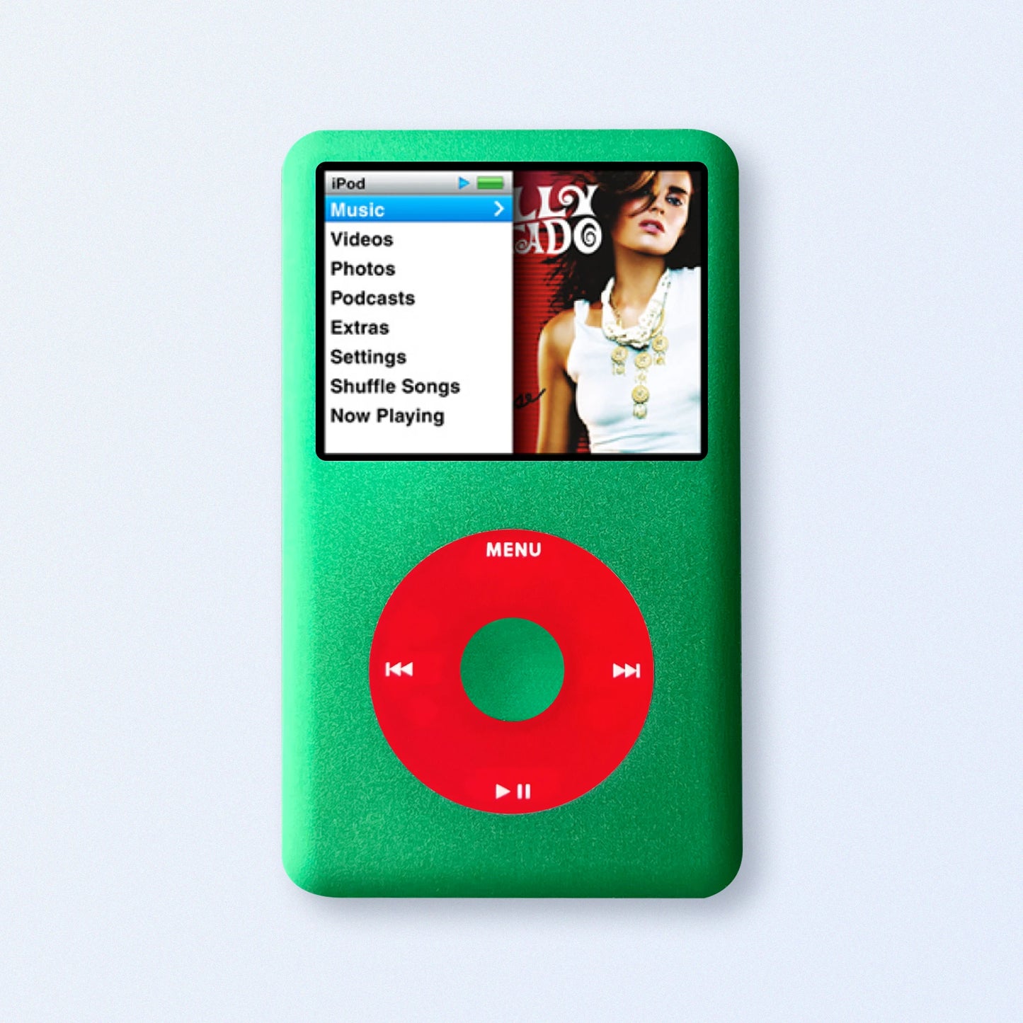 Green iPod Classic 7th Gen upgraded SDXC Personalised Media Player