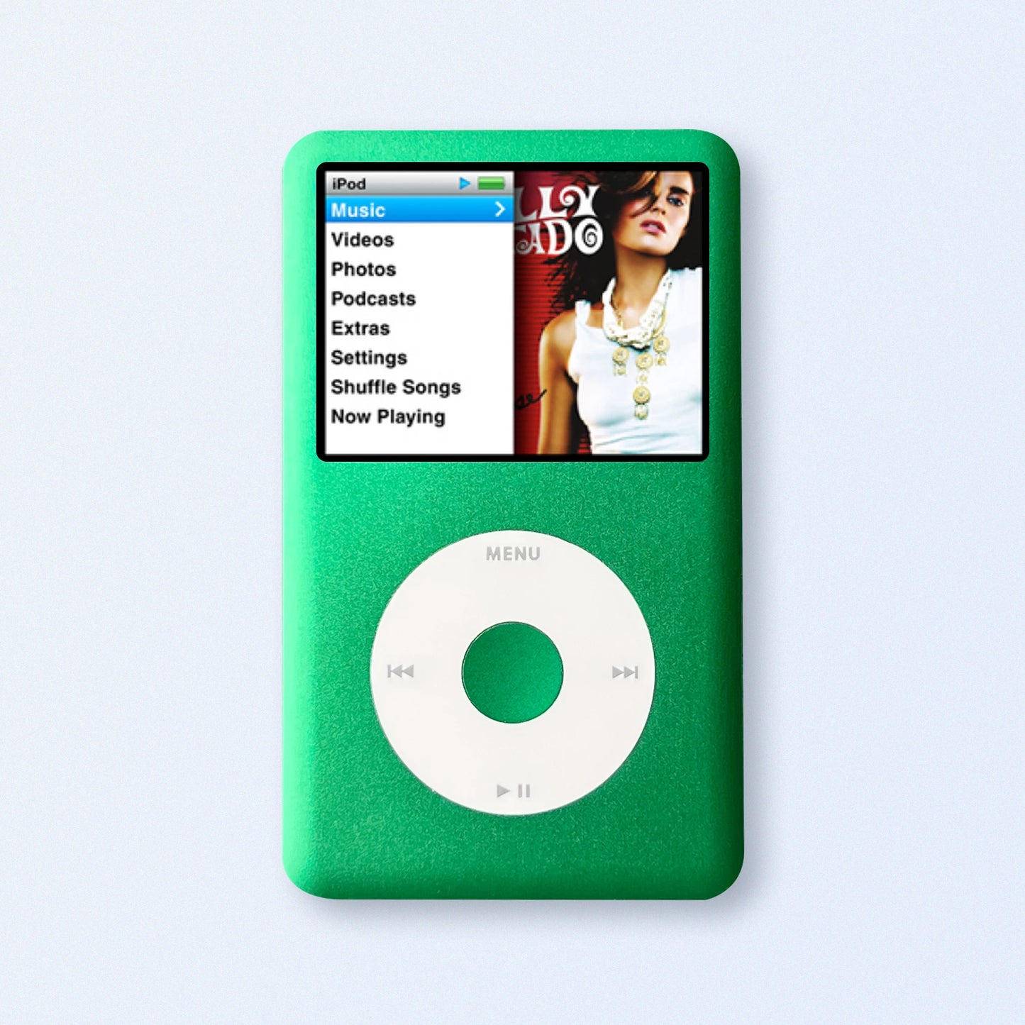 Green iPod Classic 7th Gen upgraded SDXC Personalised Media Player