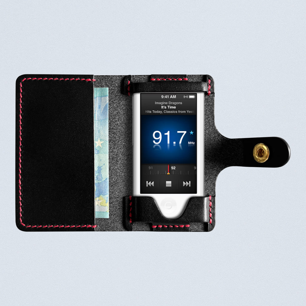 Handcrafted Leather Case for iPod Nano 7