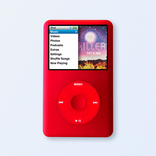 Bluetooth modded iPod Classic 7th Gen Red upgraded SDXC Personalised Media Player