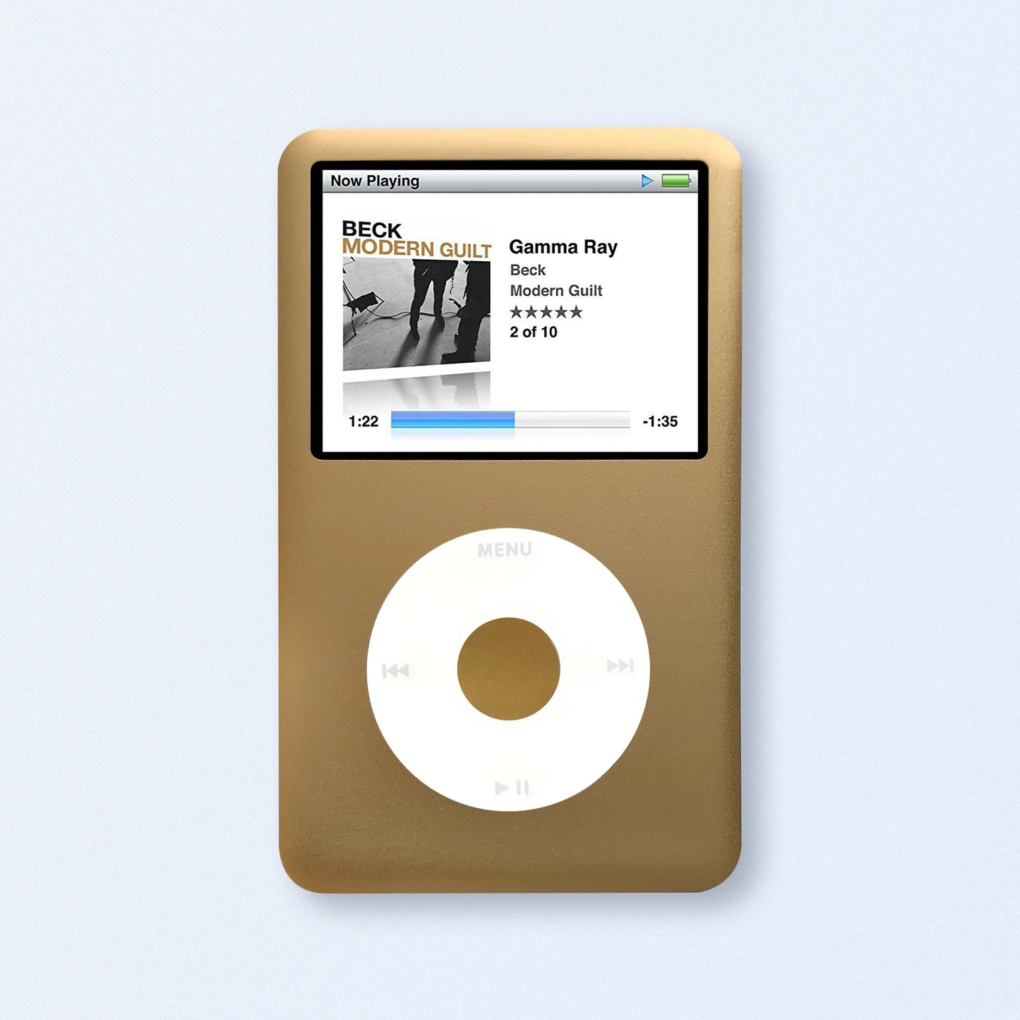 Bluetooth modded iPod Classic 7th Gen Gold upgraded SDXC Personalised Media Player