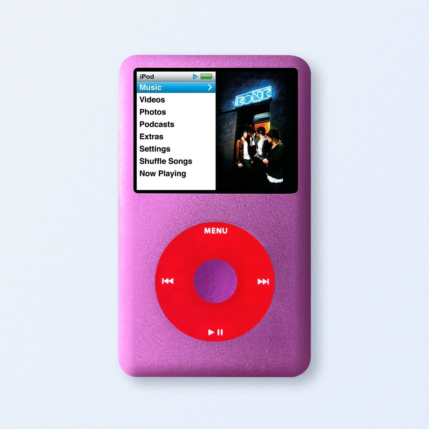 Bluetooth modded iPod Classic 7th Gen Purple upgraded SDXC Personalised Media Player