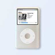 Bluetooth modded iPod Classic 7th Gen Silver upgraded SDXC Personalised Media Player