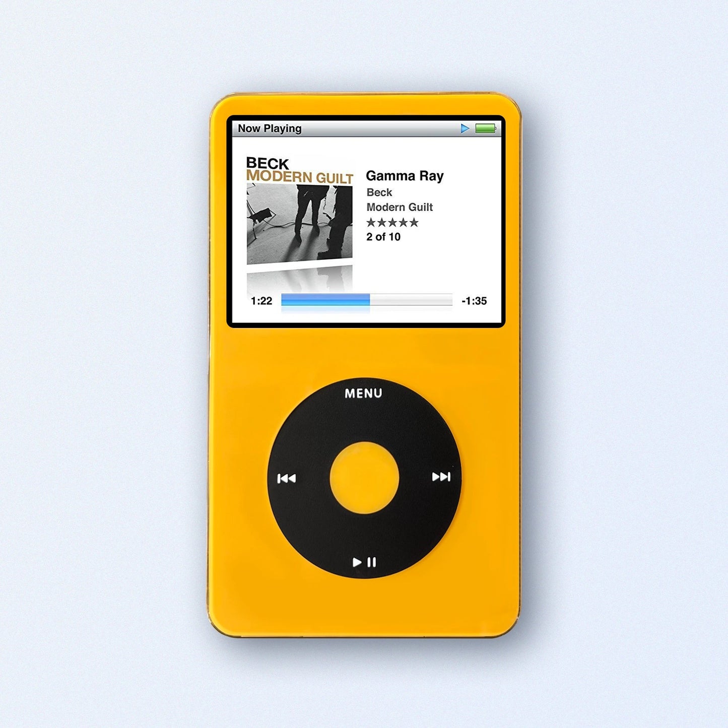 Bluetooth iPod Classic Yellow 5th Generation upgraded with SDXC Card