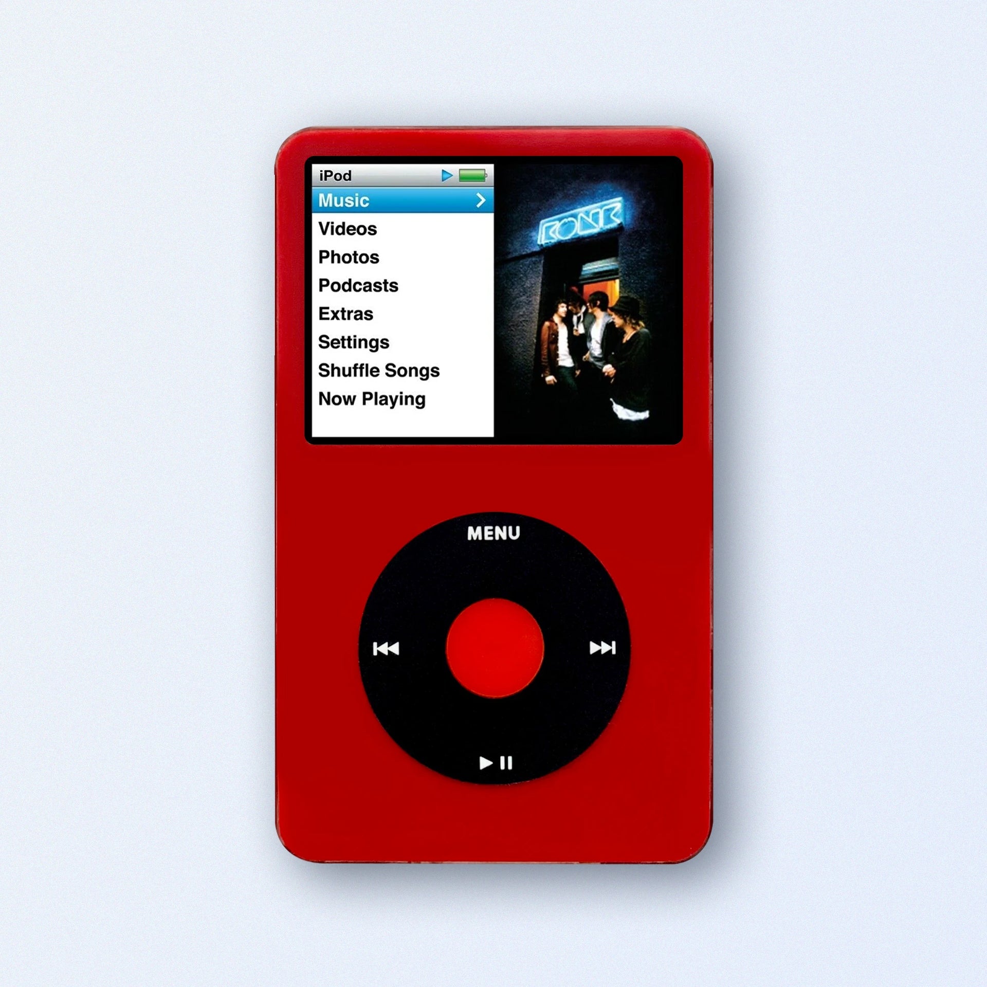 Bluetooth iPod Classic Red 5th Generation upgraded with SDXC Card Bluetooth iPod Classic Red 5th Generation upgraded with SDXC Card
