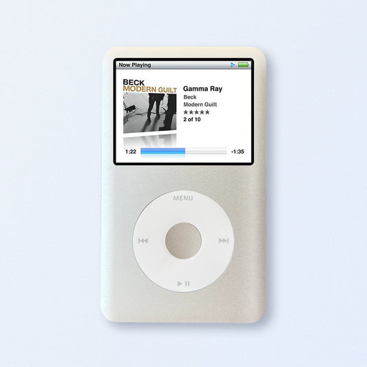 Silver iPod Classic 7th Gen upgraded SDXC Personalised Media Player