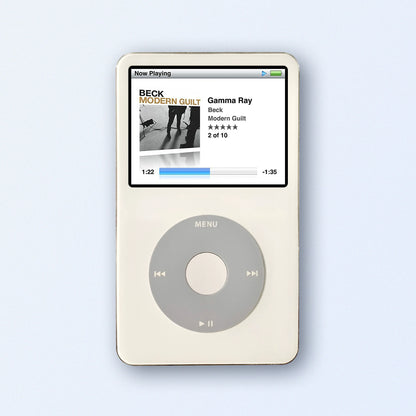 White iPod Classic 5th Gen, SDXC | PlayerMods – playermods White iPod Classic 5th Gen, SDXC | PlayerMods – playermods