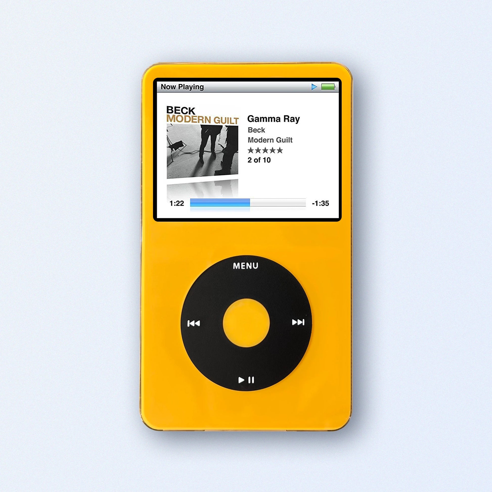 Yellow Apple iPod Classic Black 5th Generation upgraded with SDXC Yellow Apple iPod Classic Black 5th Generation upgraded with SDXC