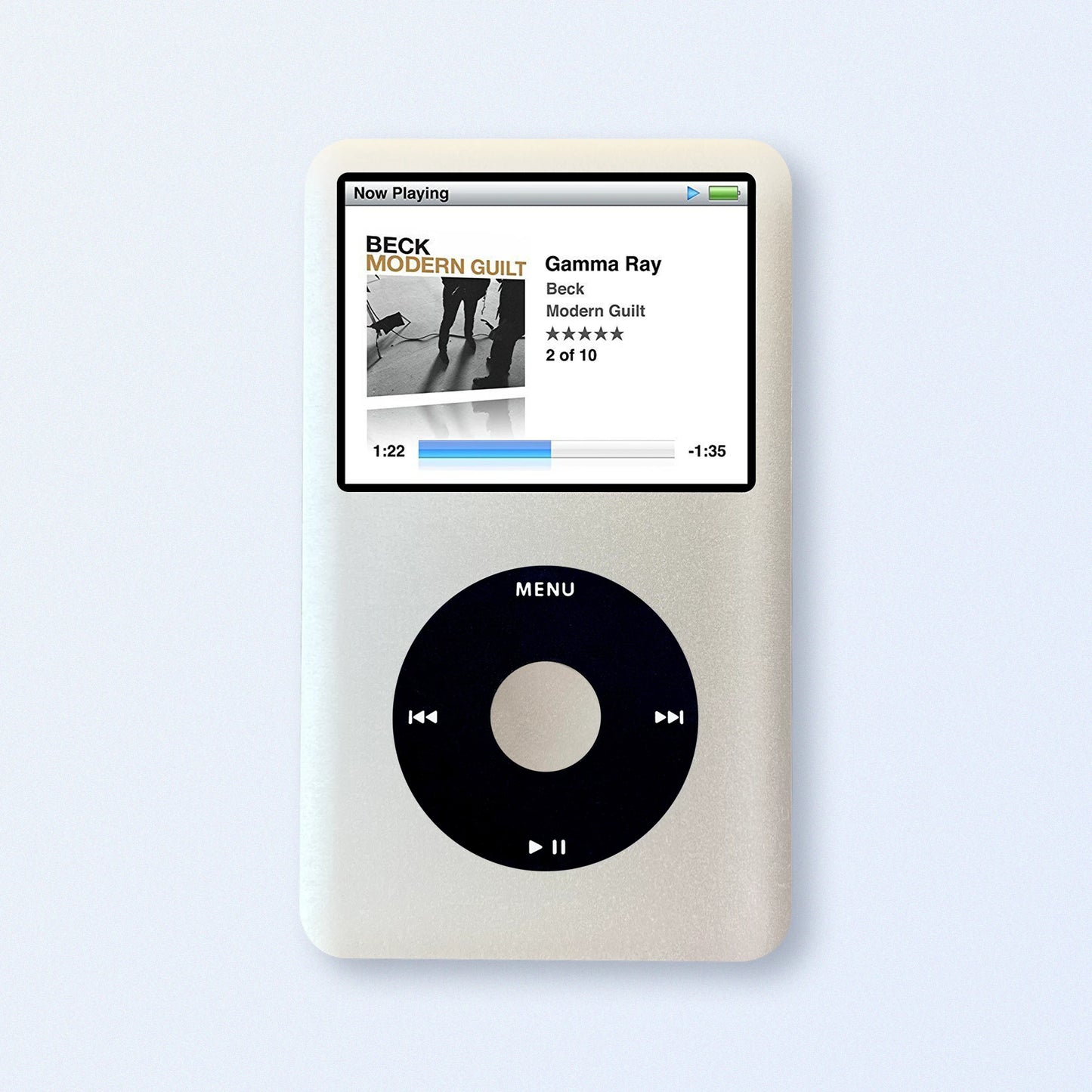 Silver iPod Classic 7th Gen upgraded SDXC Personalised Media Player