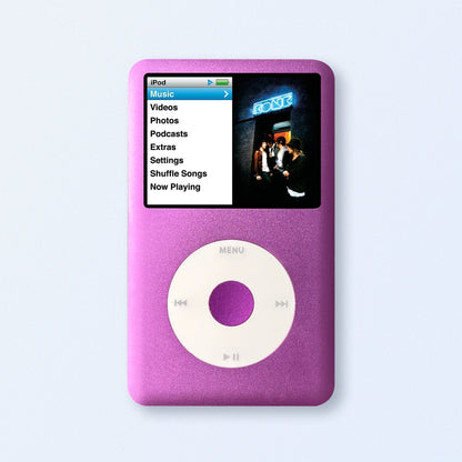 Purple iPod Classic 7th Gen upgraded SDXC Personalised Media Purple iPod Classic 7th Gen upgraded SDXC Personalised Media